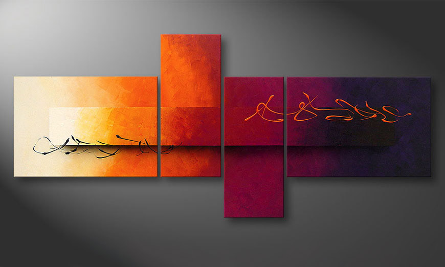 Living room art Day and Night 200x90x2cm