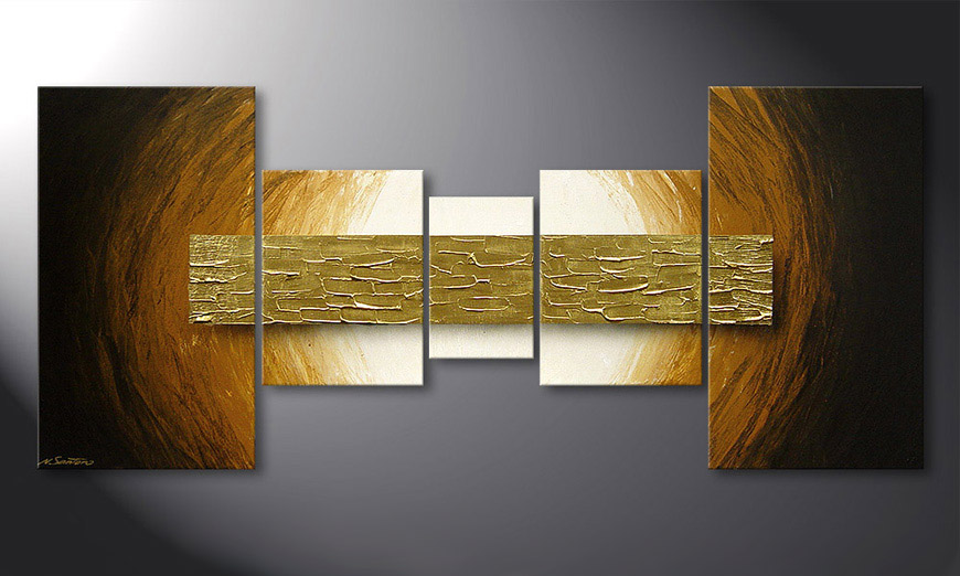 Painting Natural Gold in 160x70x2cm