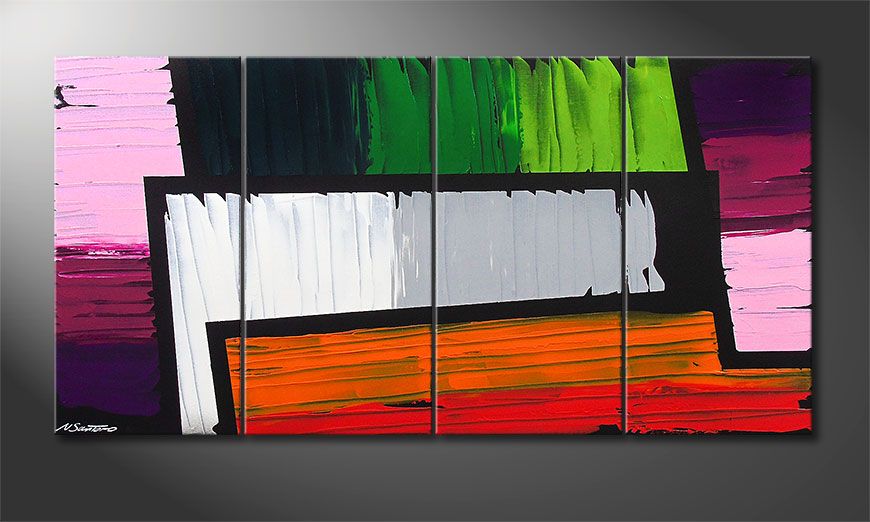 Painting Structure of Colors 160x80x2cm