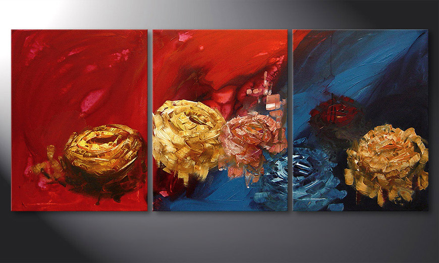 Spirit of Roses 180x80x2cm Hand-painted painting