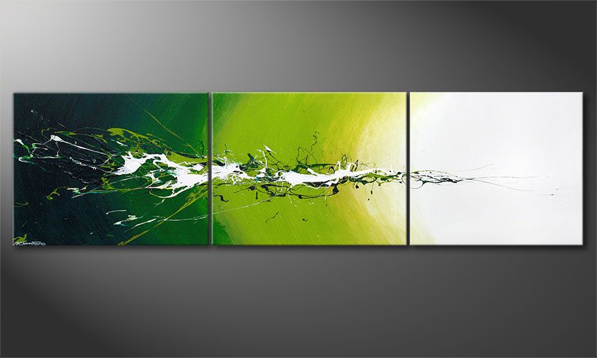 XXL painting Power of Nature 260x70x2cm