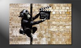 Canvas print<br>'Banksy No13'