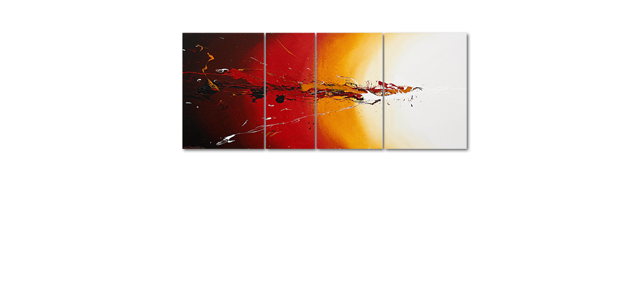 Modern Painting Fiery Splash 170x70cm