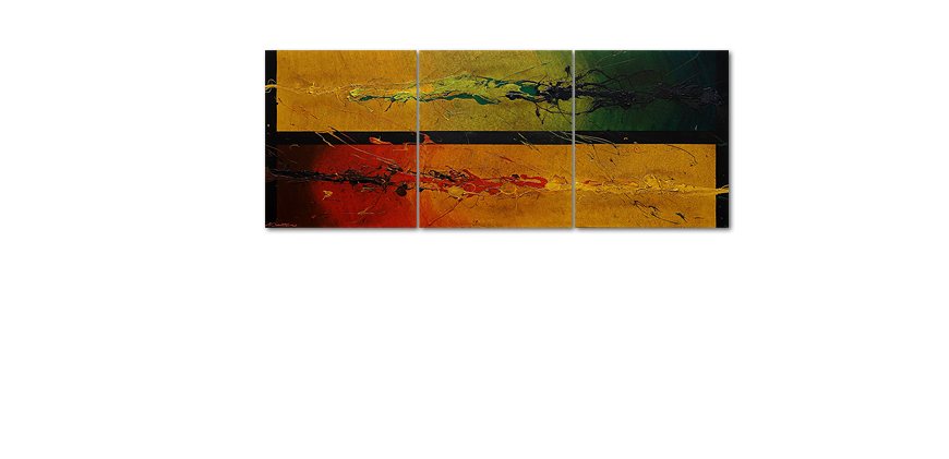 Modern painting Blowing Elements 180x70cm