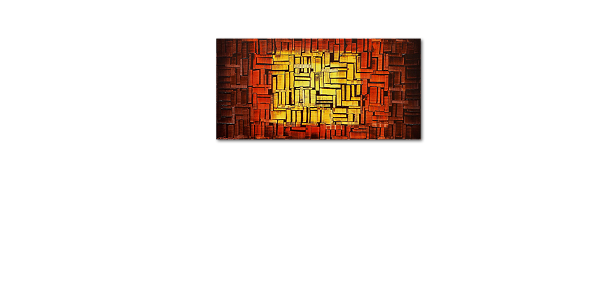 Painting Fire Cubes in 120x60cm