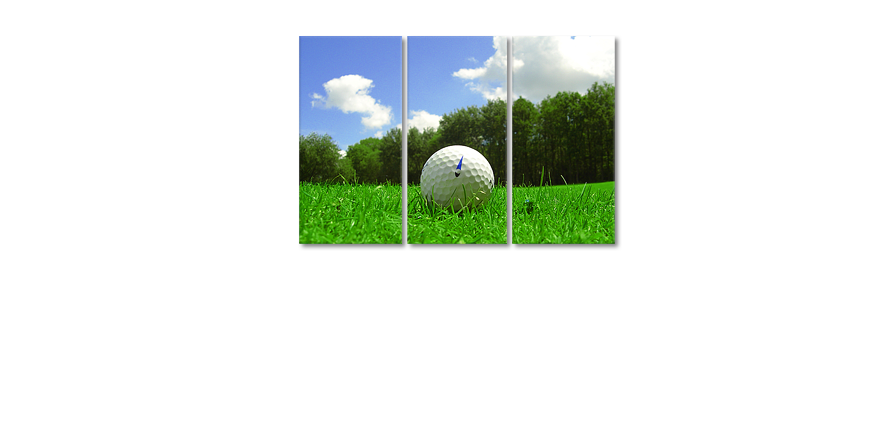 Golf Course 120x80cm art print