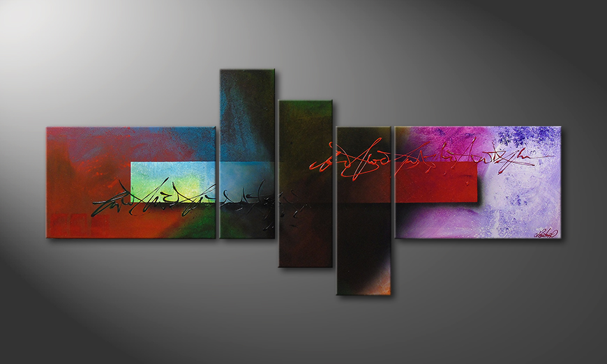 Modern painting Outer Space 180x80cm