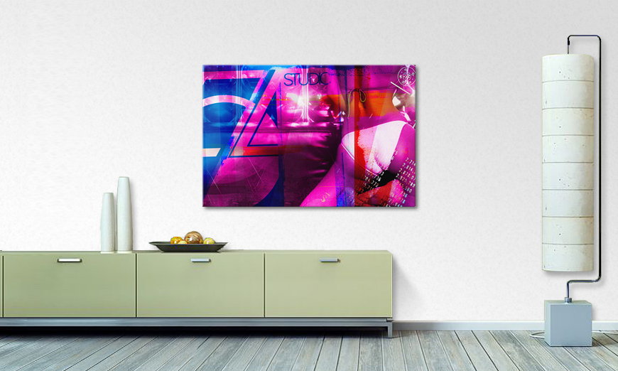 Abstract art print Studio 54 in 6 sizes