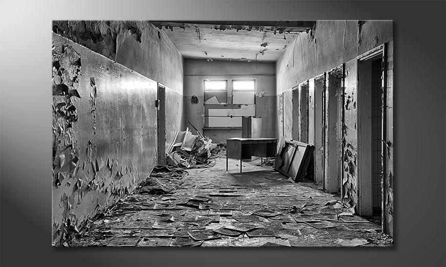 Art print Abandoned Office