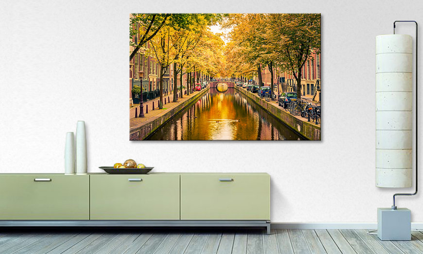 Art print Autumn In Amsterdam