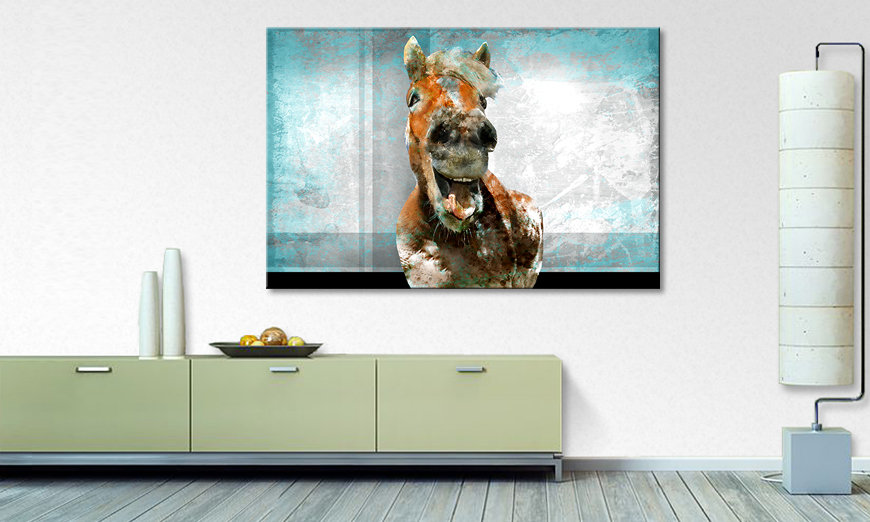 Art print Happy Horse