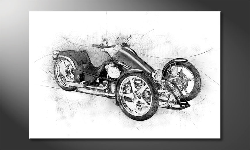 Art-print-Motorcycle-Five