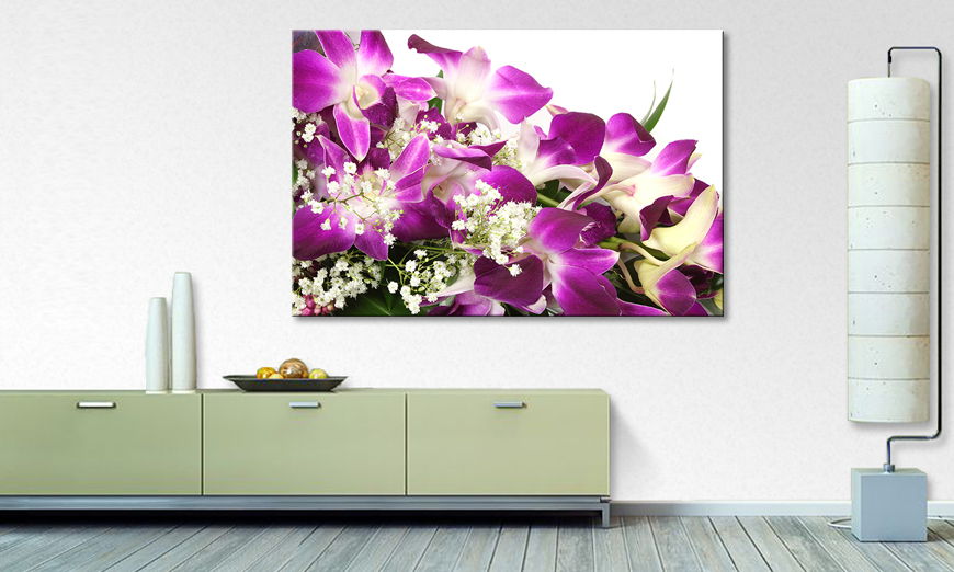 Art print Orchid Blossom 120x80 cm