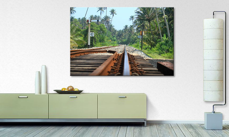 Art print Srilankan rails