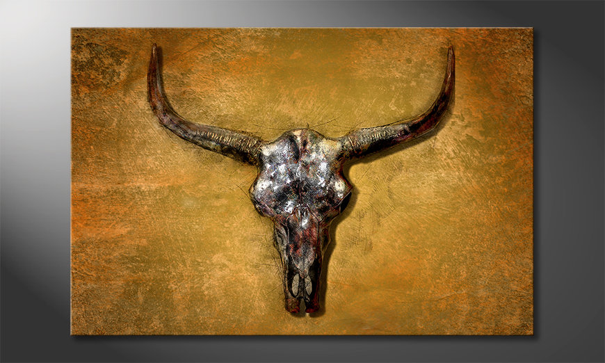 Art-print-Texas-Buffallo-60x40-cm