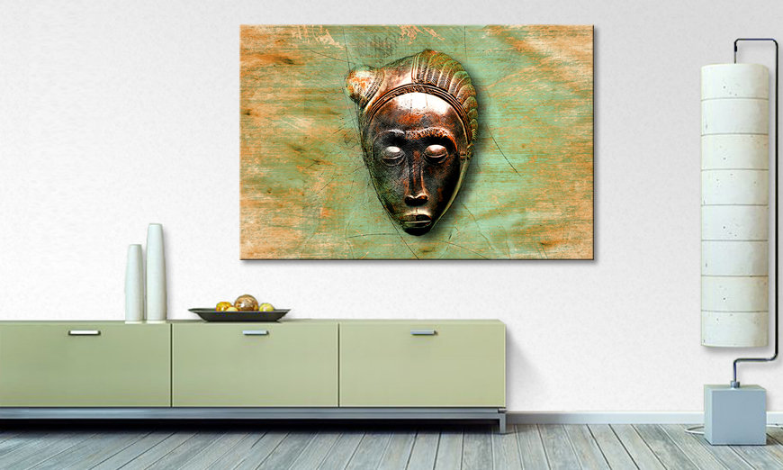 Canvas art print African Mujer