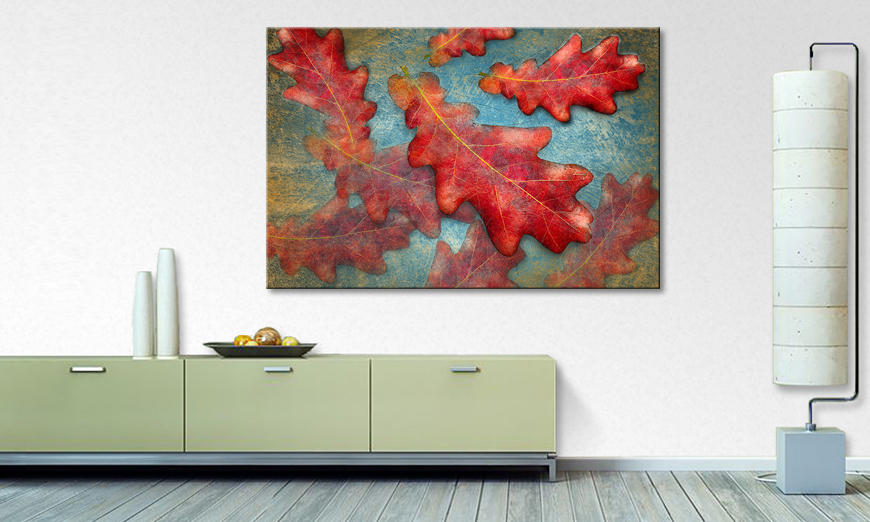 Canvas art print Fall in the House
