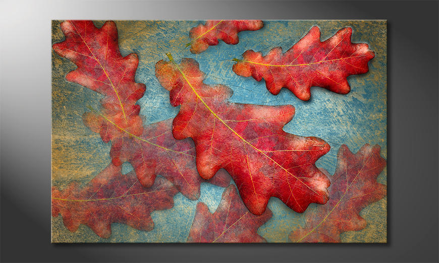 Canvas art print Fall in the House