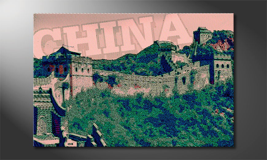 Canvas-print-Chinese-wall