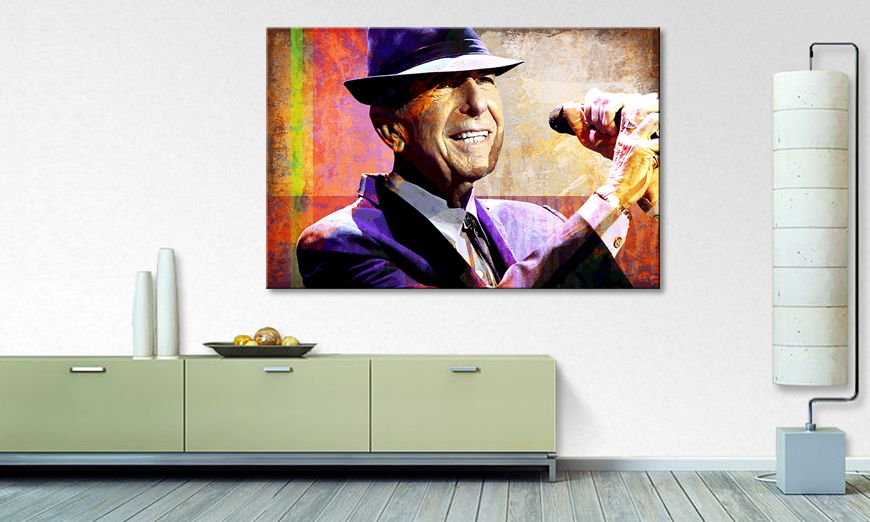 Canvas print Cohen in 6 sizes