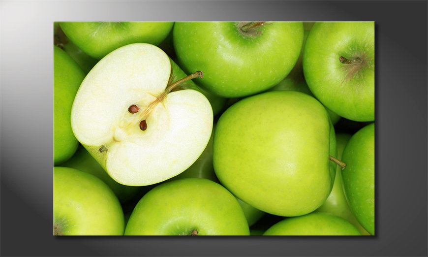 Canvas-print-Green-Apples