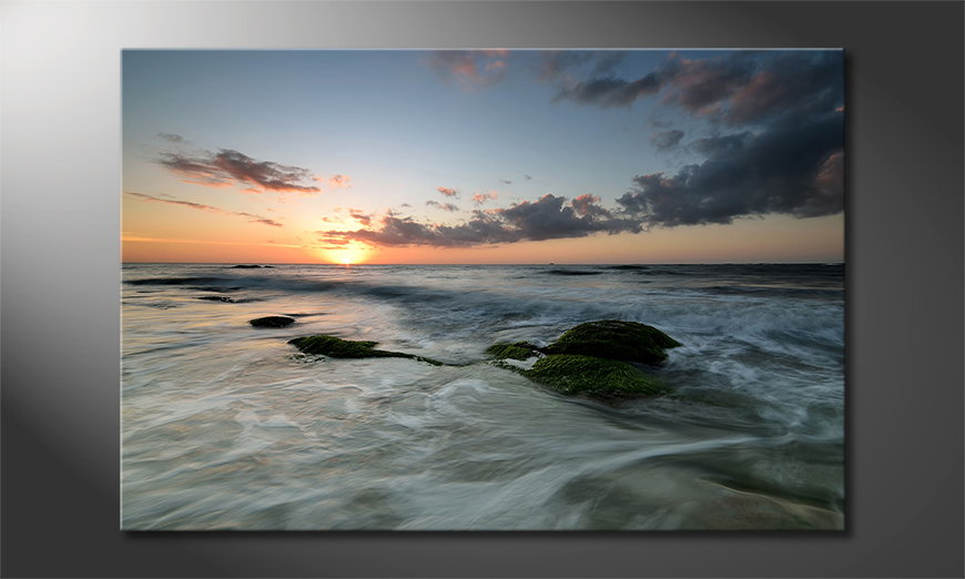 Canvas-print-Ocean-Sunset
