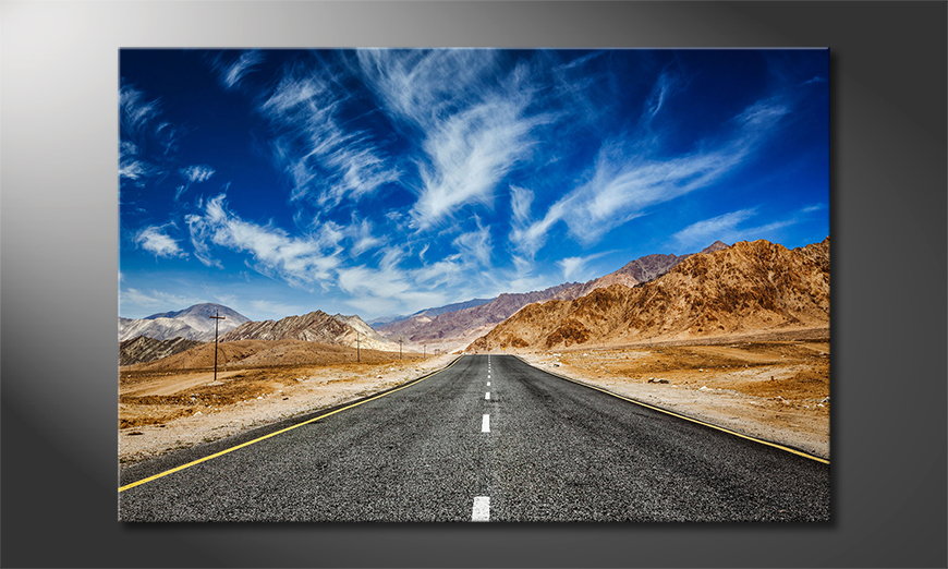 Canvas-print-Road-to-Nowhere