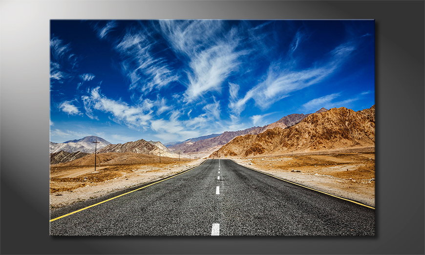 Canvas print Road to Nowhere