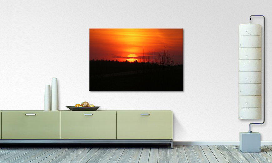 Canvas print Sunset Sky
