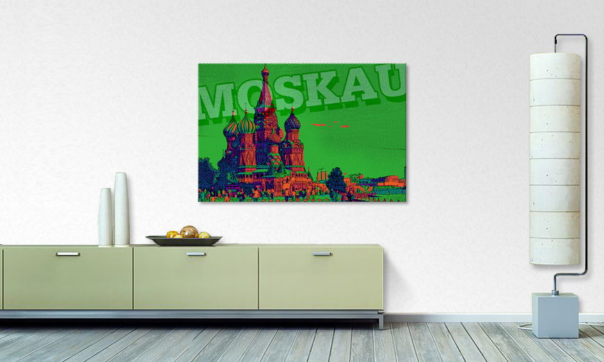 Modern Canvas print Moscow