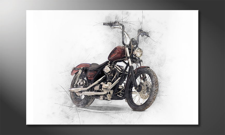 Modern-Canvas-print-Motorbike