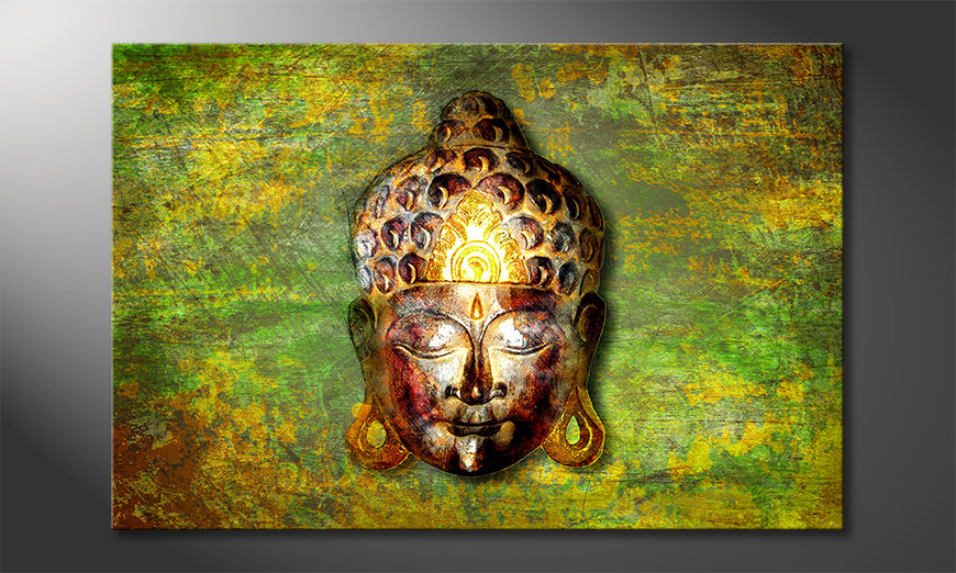 Modern-art-print-Buddah-Head