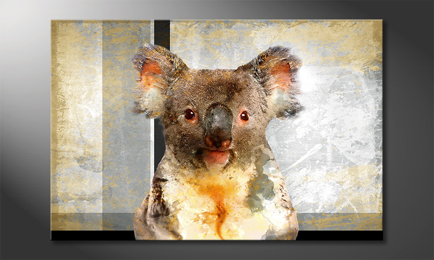 Modern art print Chill Koala
