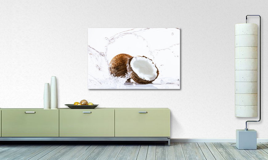 Modern art print Coconut