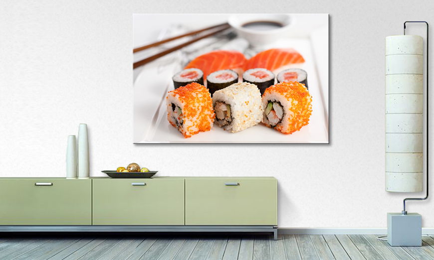 Modern art print Sushi