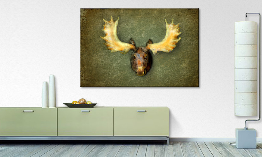 Modern art print The Elk