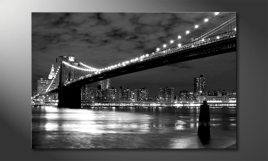 Modern-canvas-print-Brooklyn-Bridge