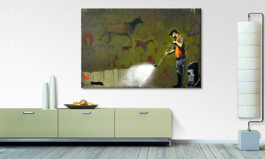 Modern canvas print Clean Yourself