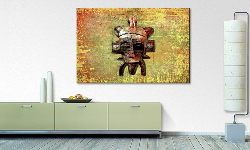 Modern canvas print Tribal Lord