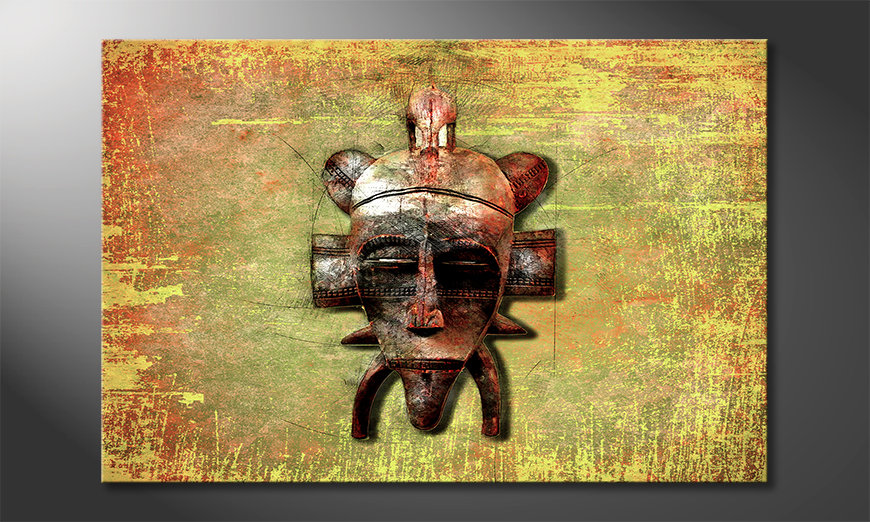 Modern canvas print Tribal Lord