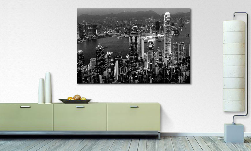 Modern wall decor Hongkong View