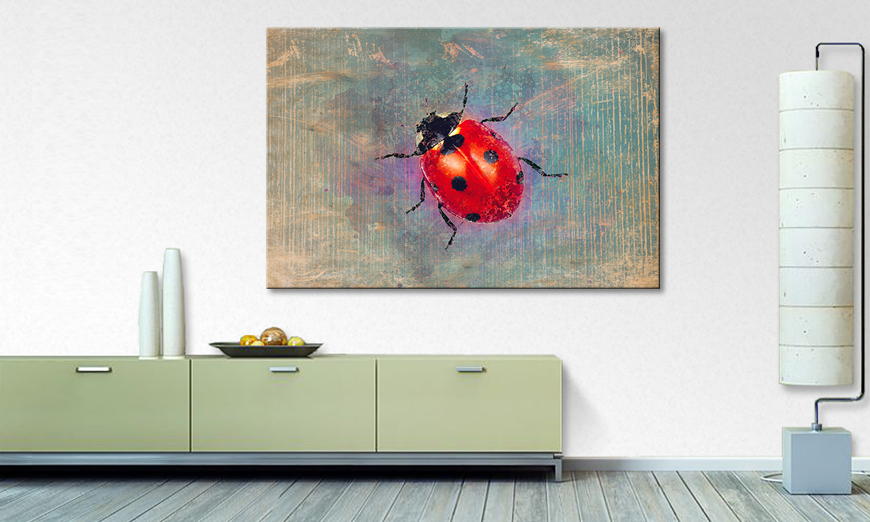 Modern wall decor Ladybug