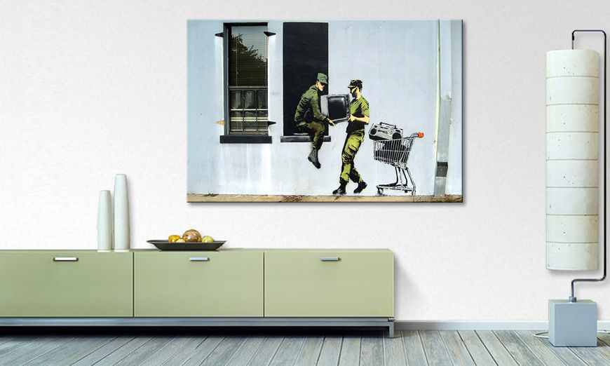 Modern wall decor TV Loving Army