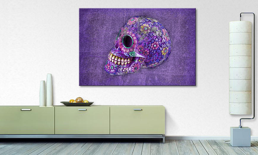 The exclusive art print Purple Death