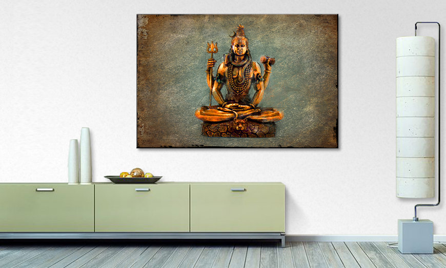 The exclusive painting Lord Shiva