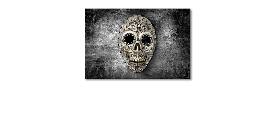 The-exclusive-painting-Monochrome-Skull