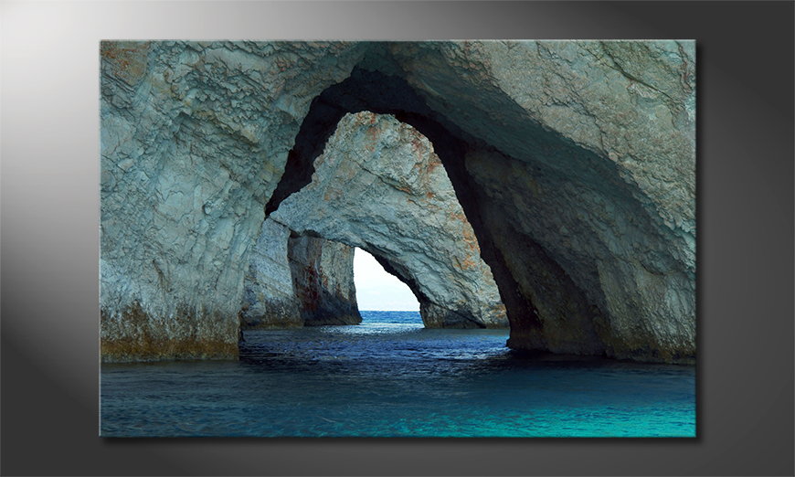 The-print-Blue-Caves-90x60-cm