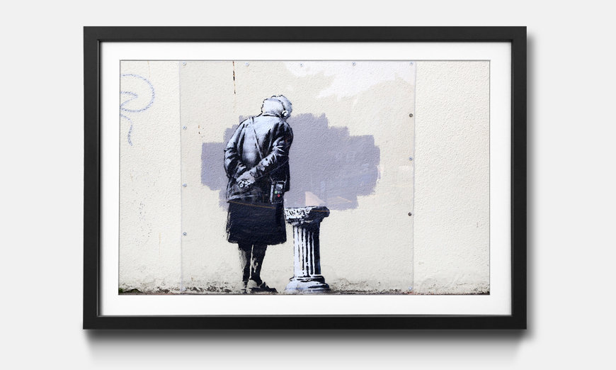 Framed art print Banksy No 2