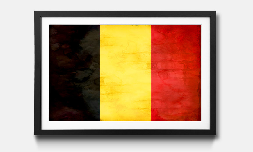 Framed art print Belgien