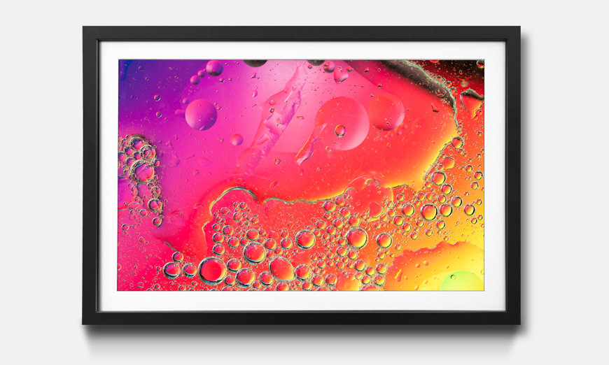 Framed art print Colorfull Water